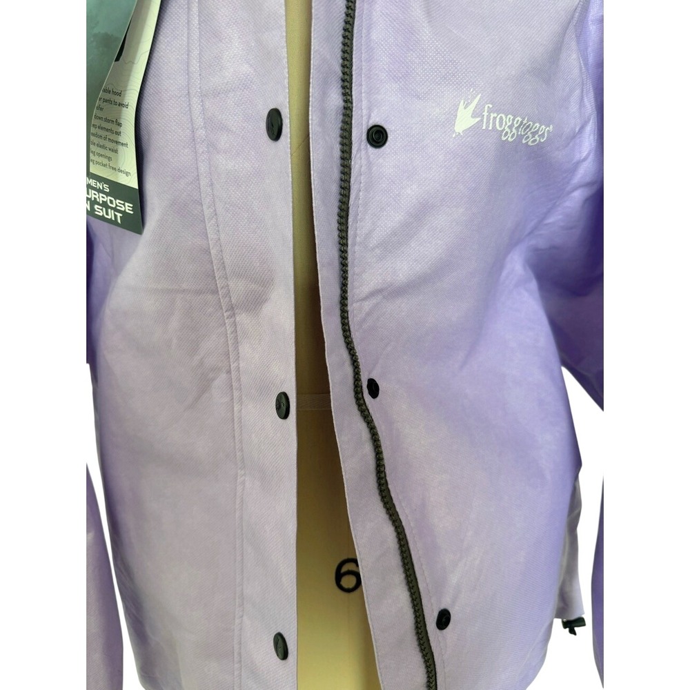 Frogg Toggs Rain Jacket Womens XL Purple Black Classic All-Purpose 'Jacket Only' - Picture 4 of 10